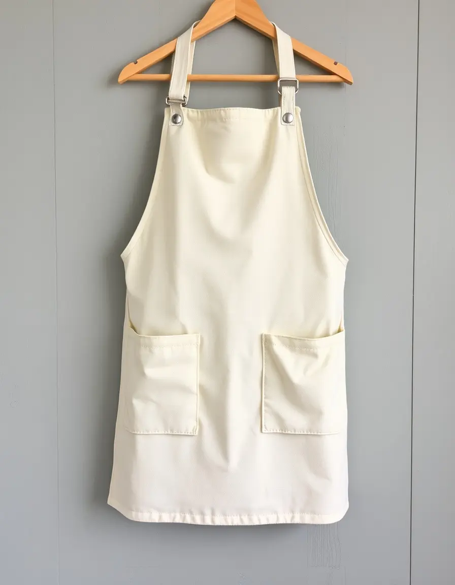 Durable canvas art apron for DIY and kitchen use