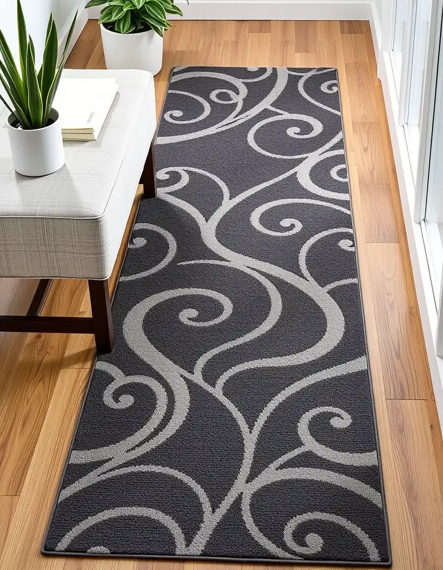 Anti-Fatigue Kitchen Runner in a modern kitchen