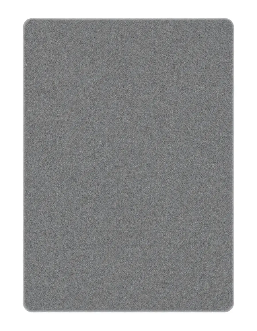 Gray Memory Foam Rug close up