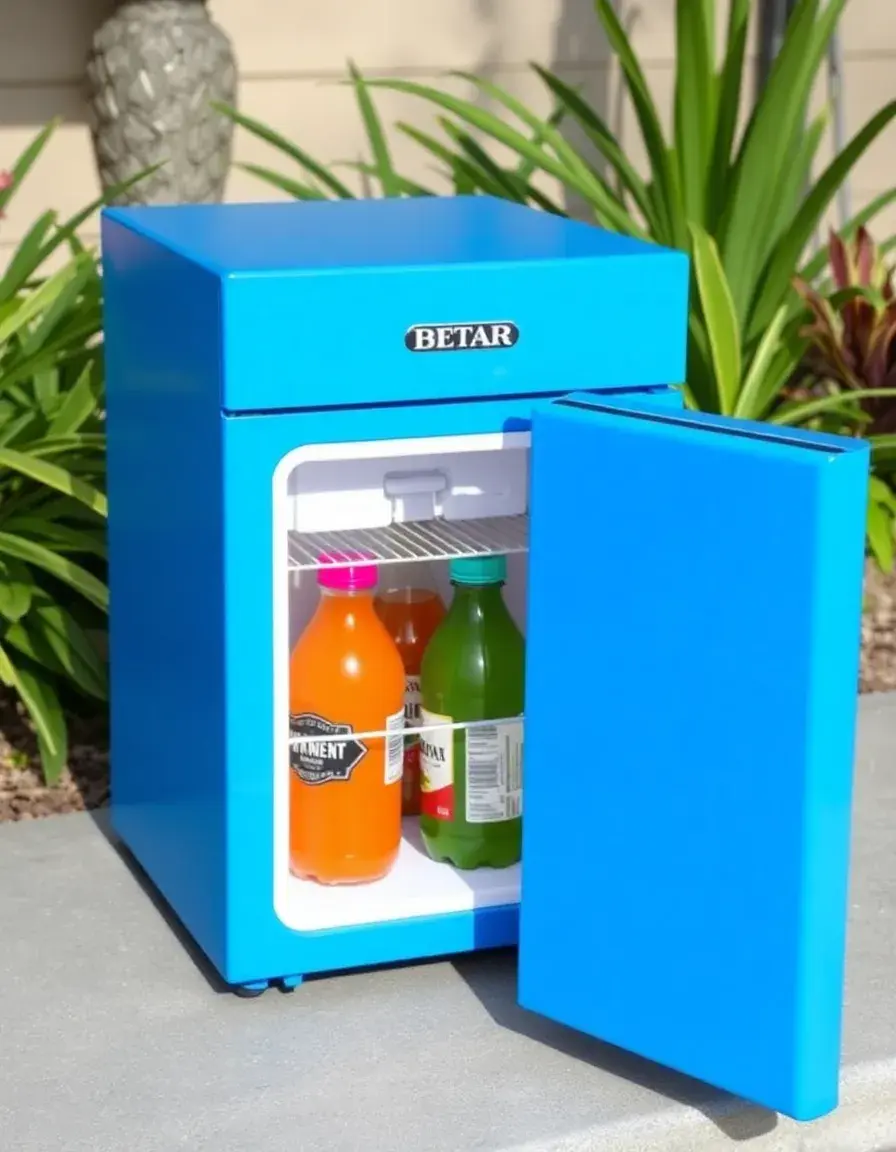 Outdoor mini fridge refrigerator module