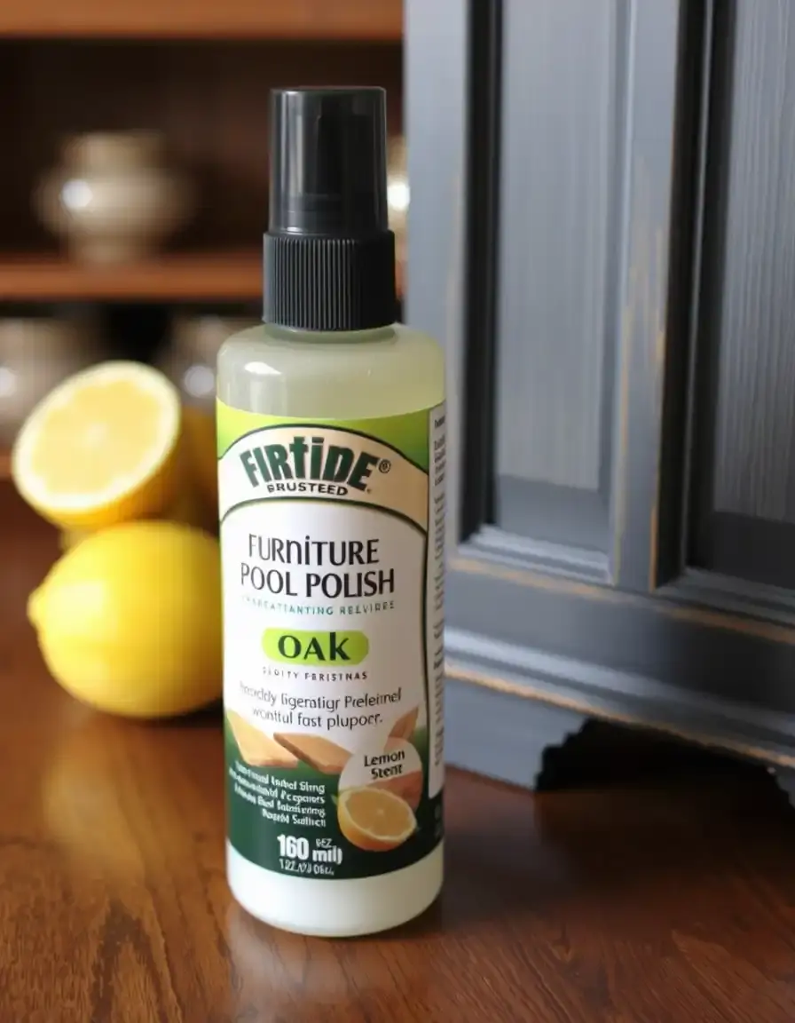 Oak Wood Polish 16oz lemon scent