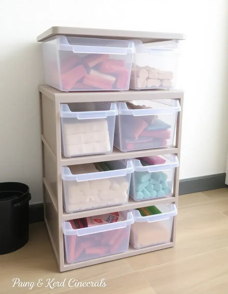 Set of 6 Cabinet Organizer Bins