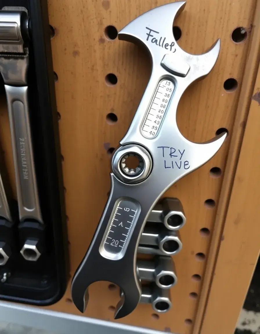 Professional adjustable wrench set for kitchen plumbing