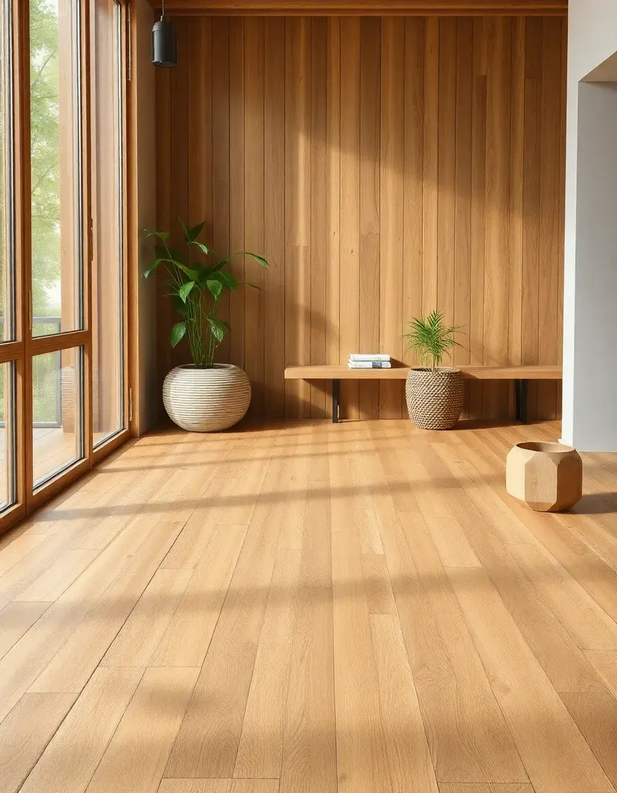 Bamboo Flooring Tiles Kitchen