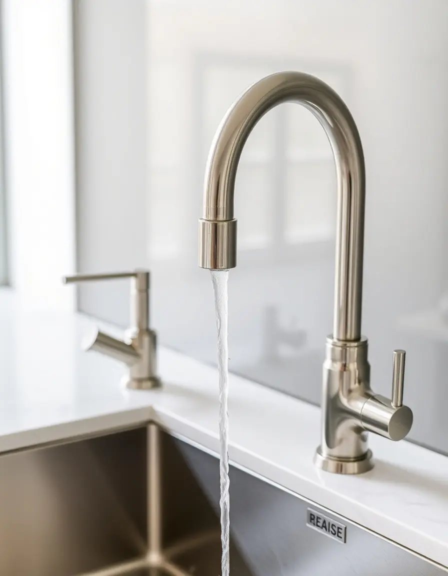 High arc chrome single handle kitchen faucet with pull down sprayer