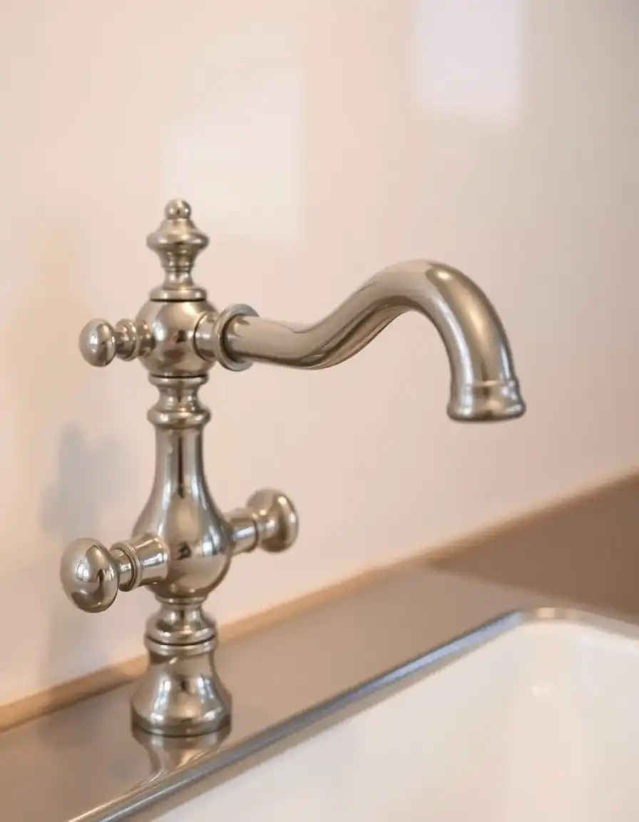 Oil rubbed bronze vintage style swivel spout faucet