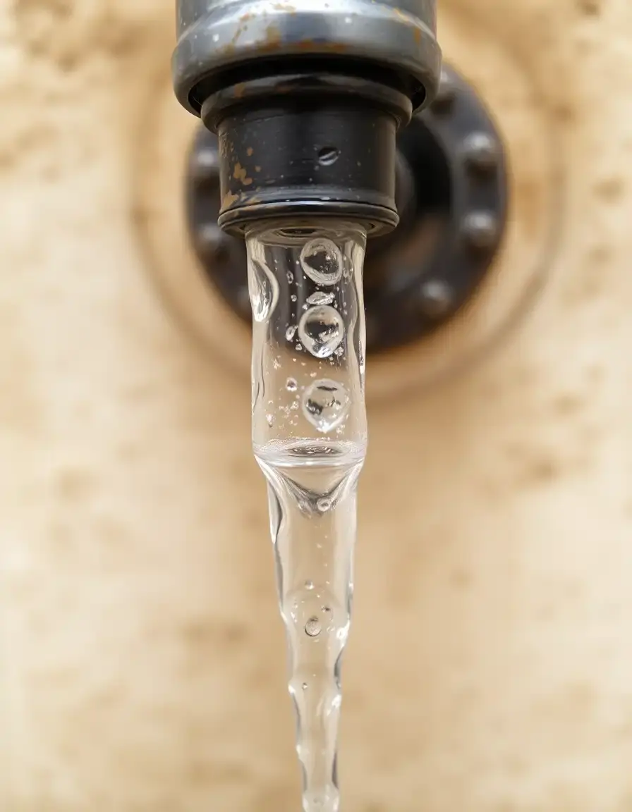 High pressure aerated kitchen tap