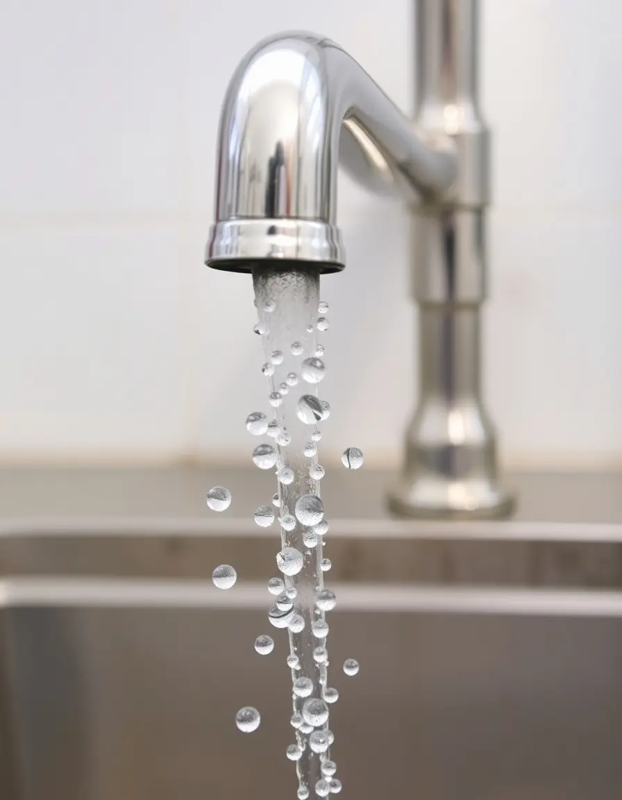 Commercial Kitchen Tap with spring action pre-rinse