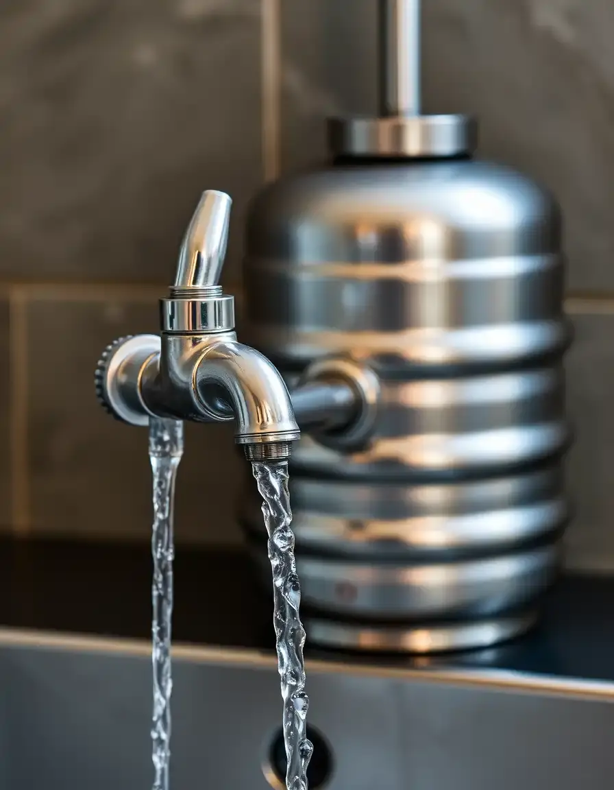 Instant Hot Tap with boiling water tank