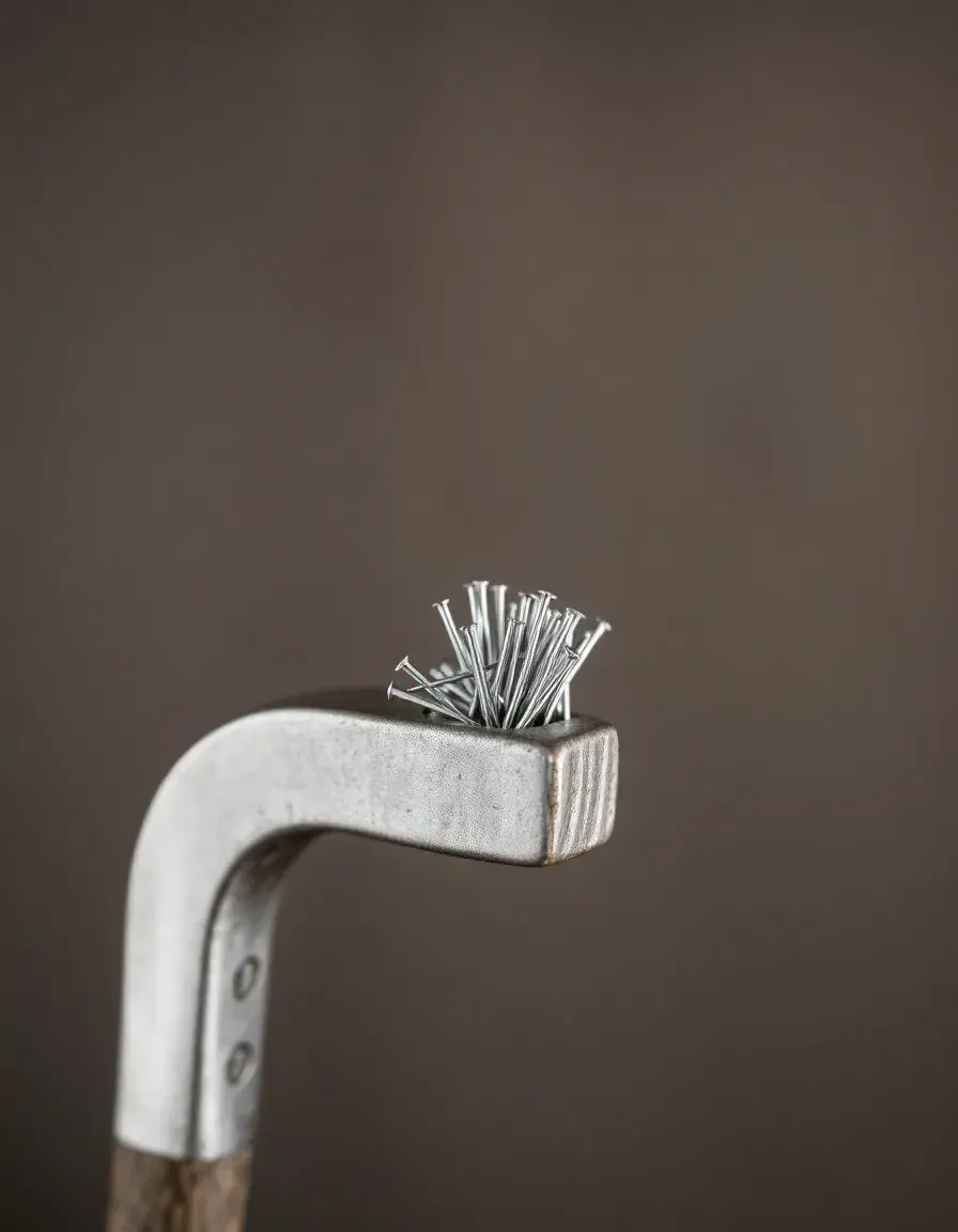 Mini hammer set with assorted nails