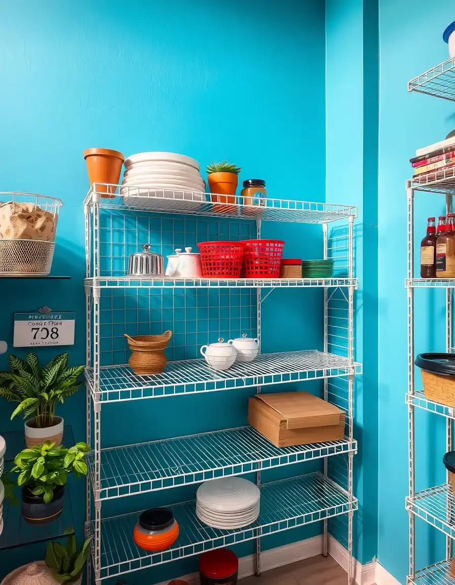 Adjustable wire shelf kit