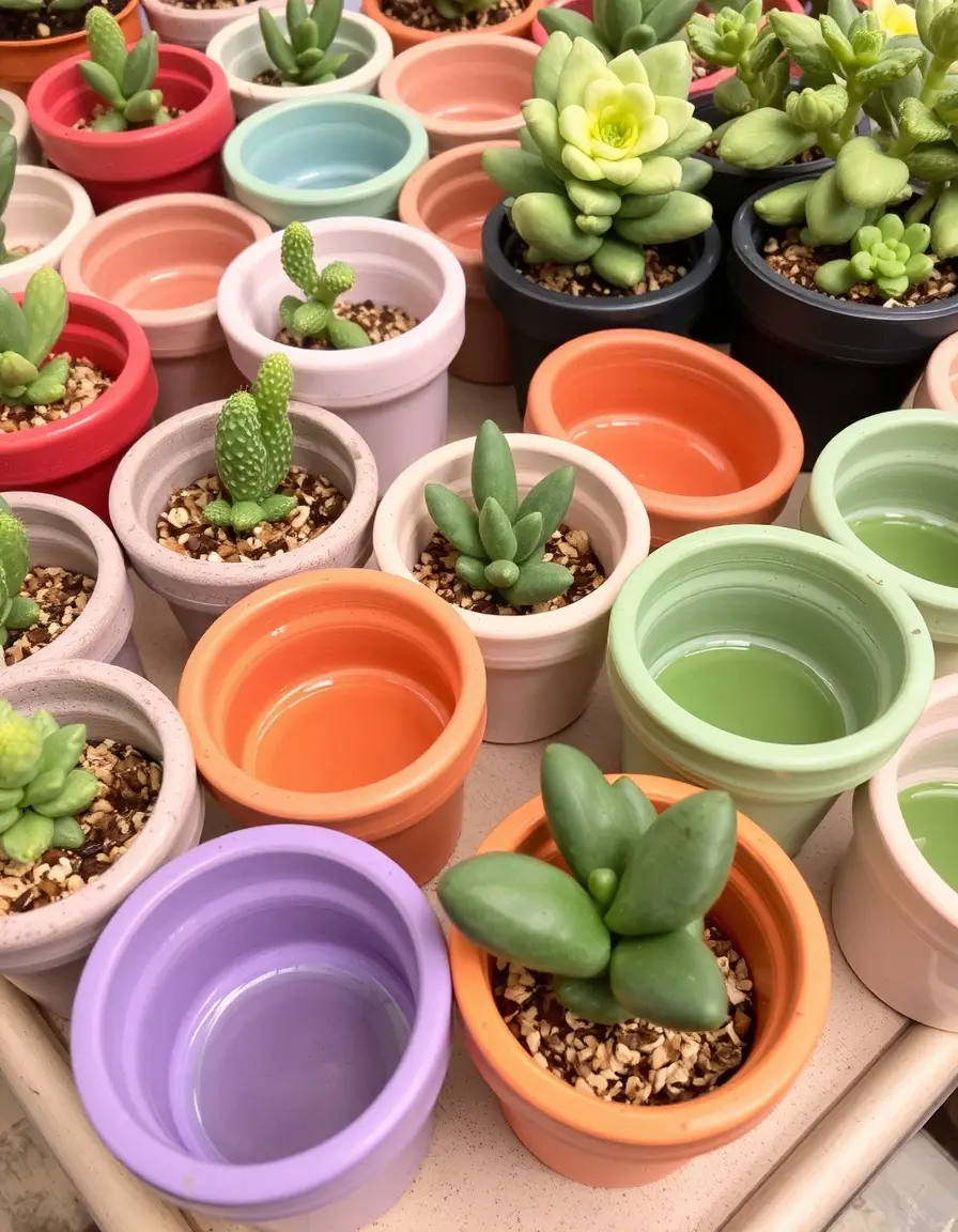 Paint Sample Pots for Kitchen Testing
