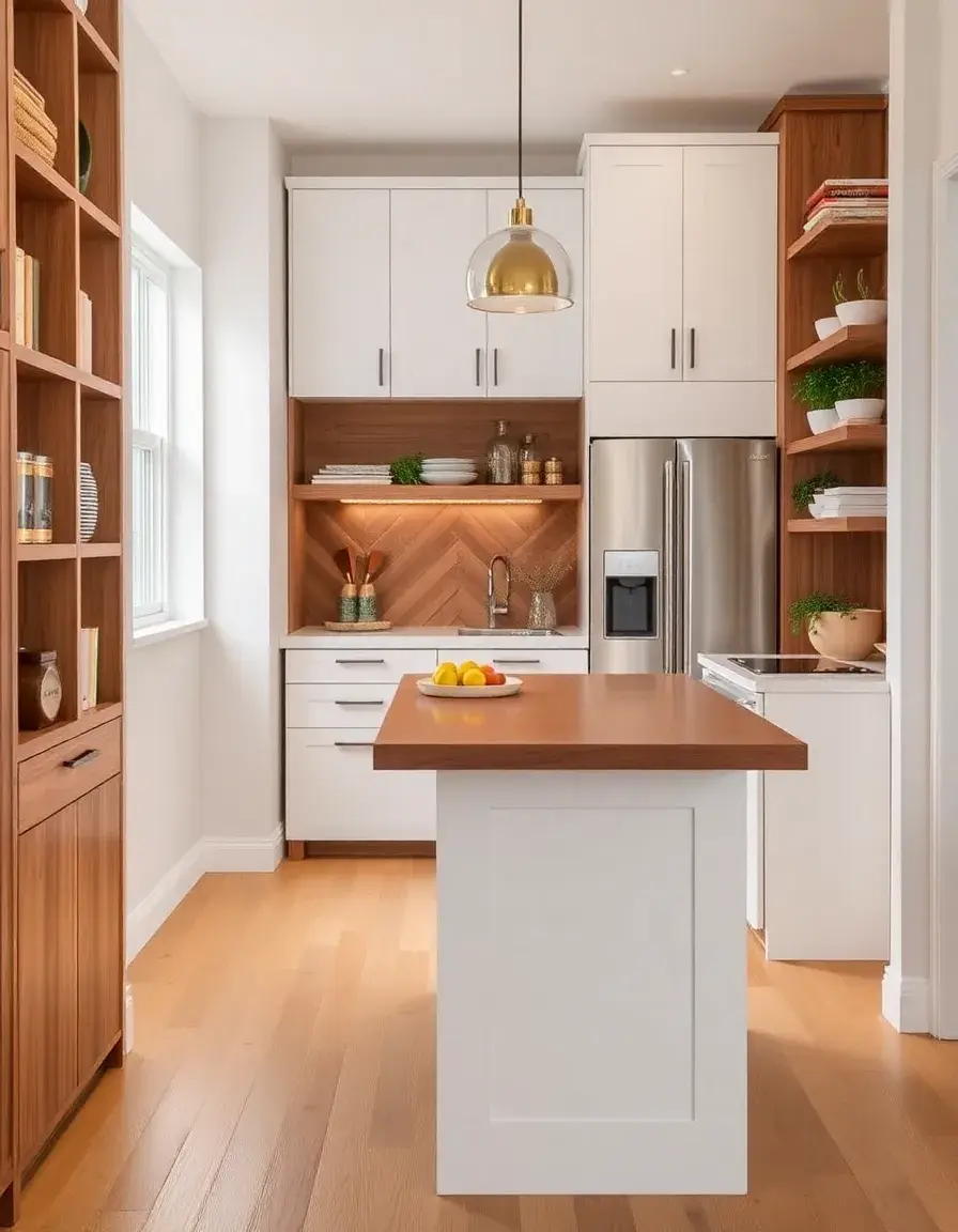 Narrow Kitchen Island Slim for small spaces
