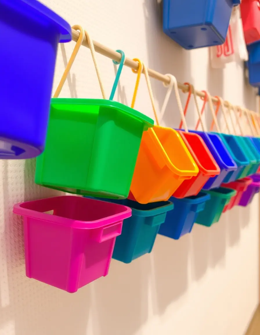 Wall Mount Double Bin Hanging