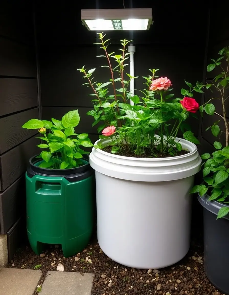 Slim Double Bin for space saving in modern kitchens
