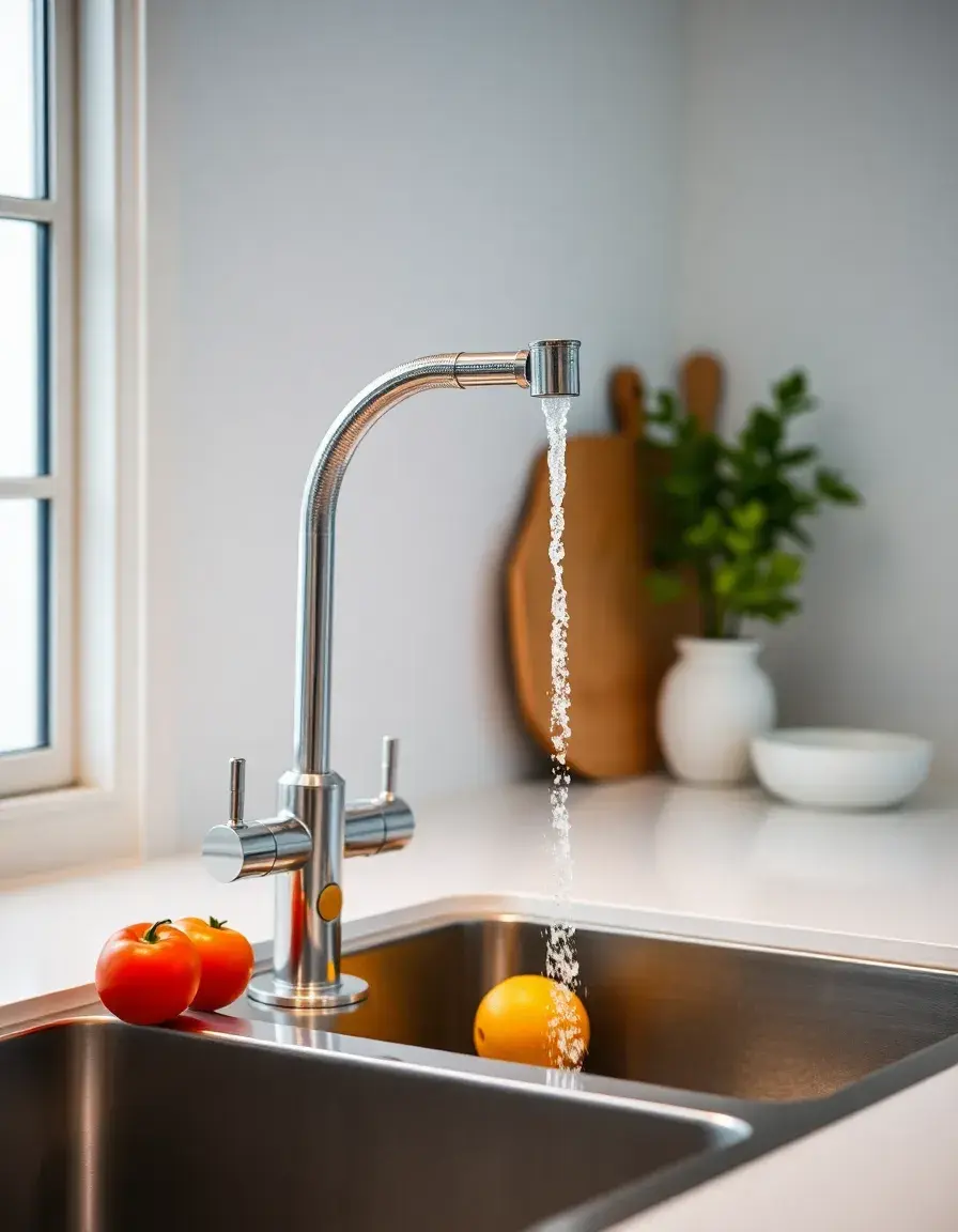 Articulating arm kitchen faucet for maximum reach
