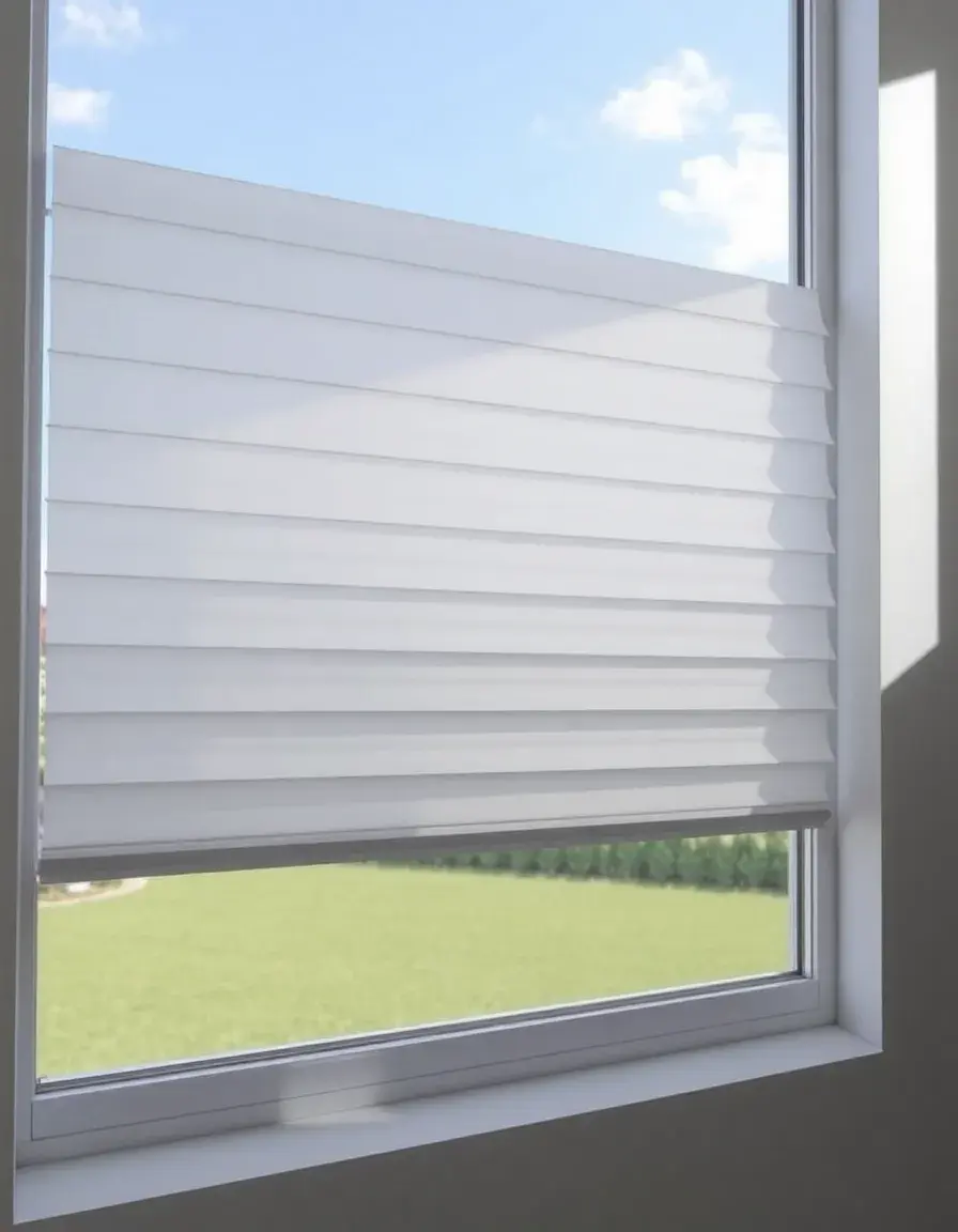 Honeycomb pleated blinds for insulation