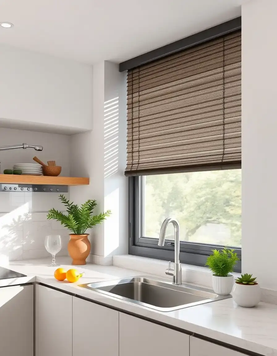 Motorized smart kitchen blinds app controlled