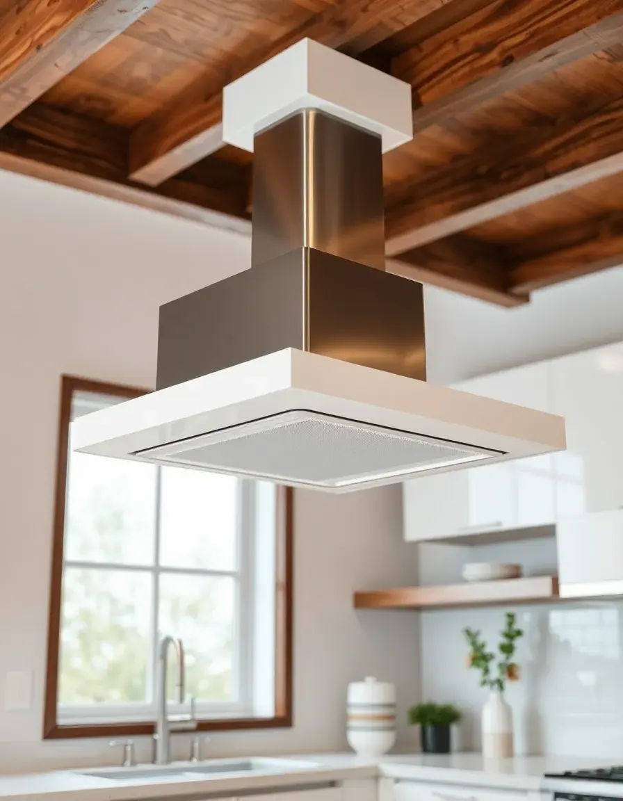Ductless kitchen fan with filters easy install
