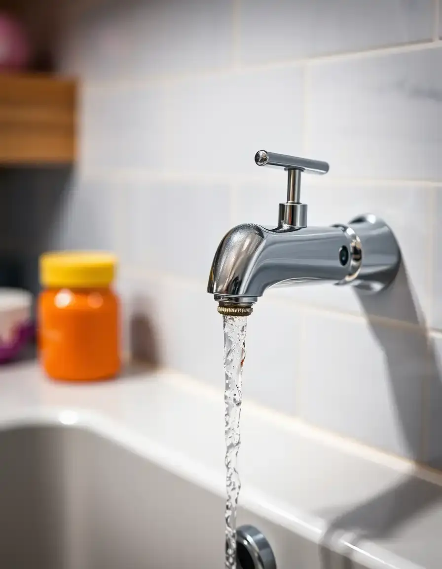 Temperature control thermostatic mixer tap for kitchen