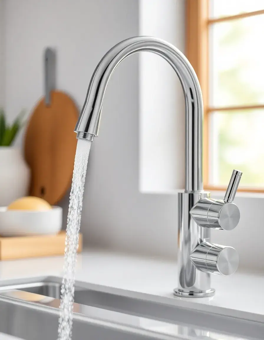 Side lever single handle kitchen mixer tap with ergonomic design