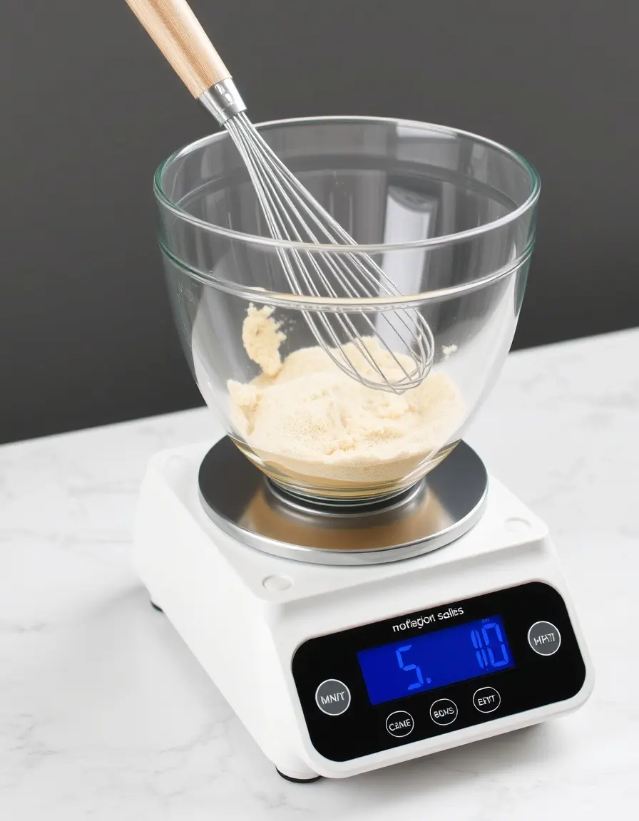 Digital scale with removable bowl