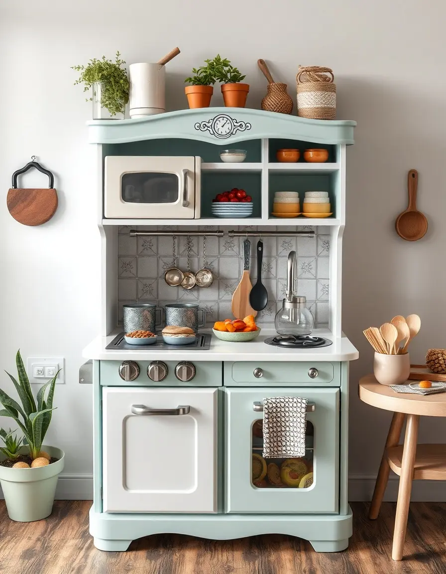 Accessories Rich Play Kitchen with food and utensils