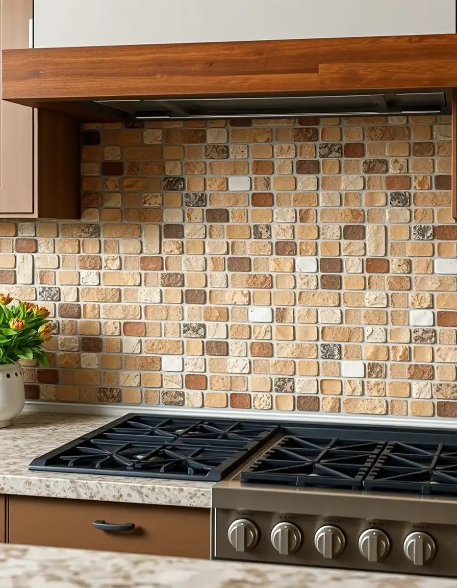 Stone Mosaic Backsplash