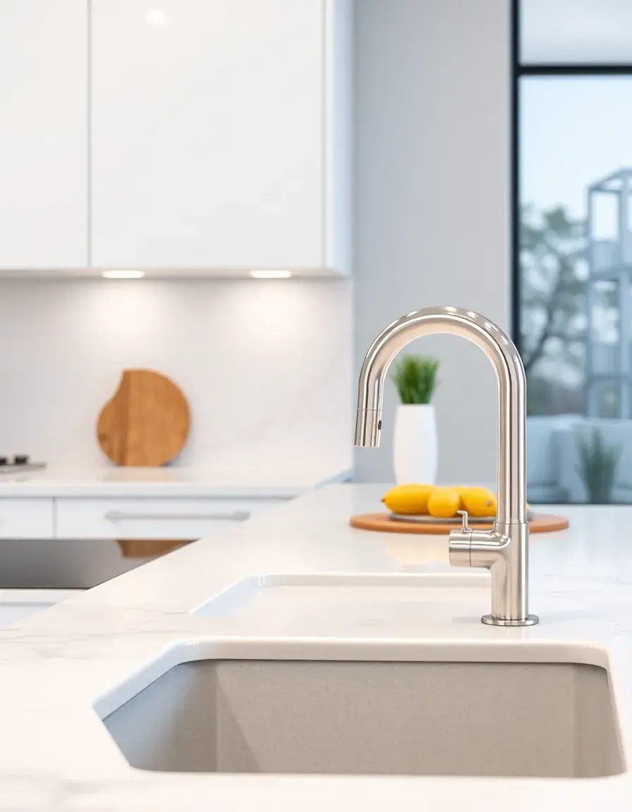 Modern Bar Pull Kitchen Handles in Stainless Steel