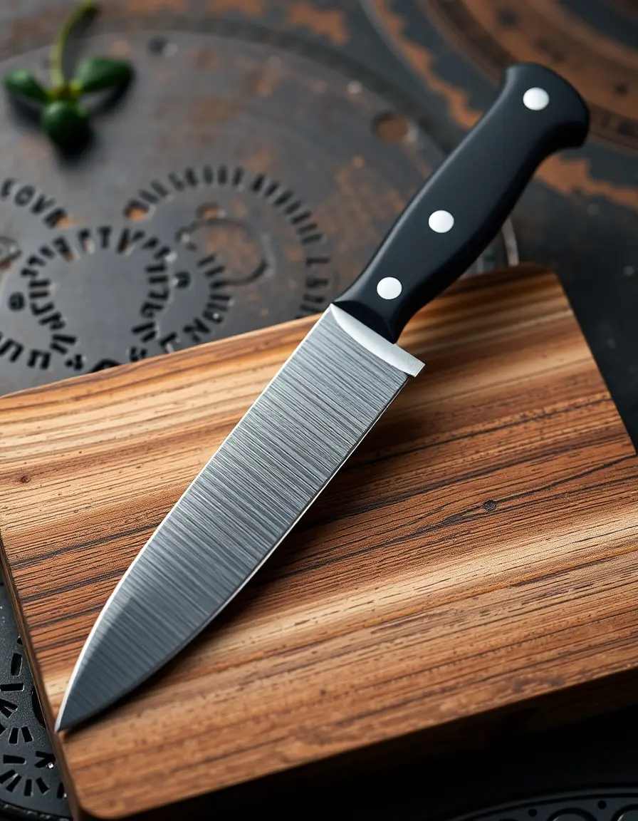 Flexible 7 inch fillet knife scaling a fish