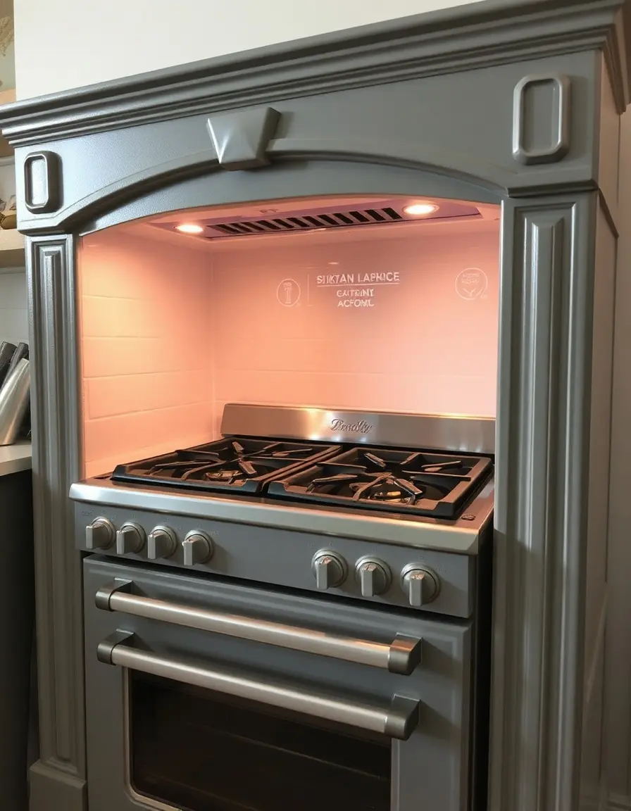 Heat resistant paint for stove and oven areas