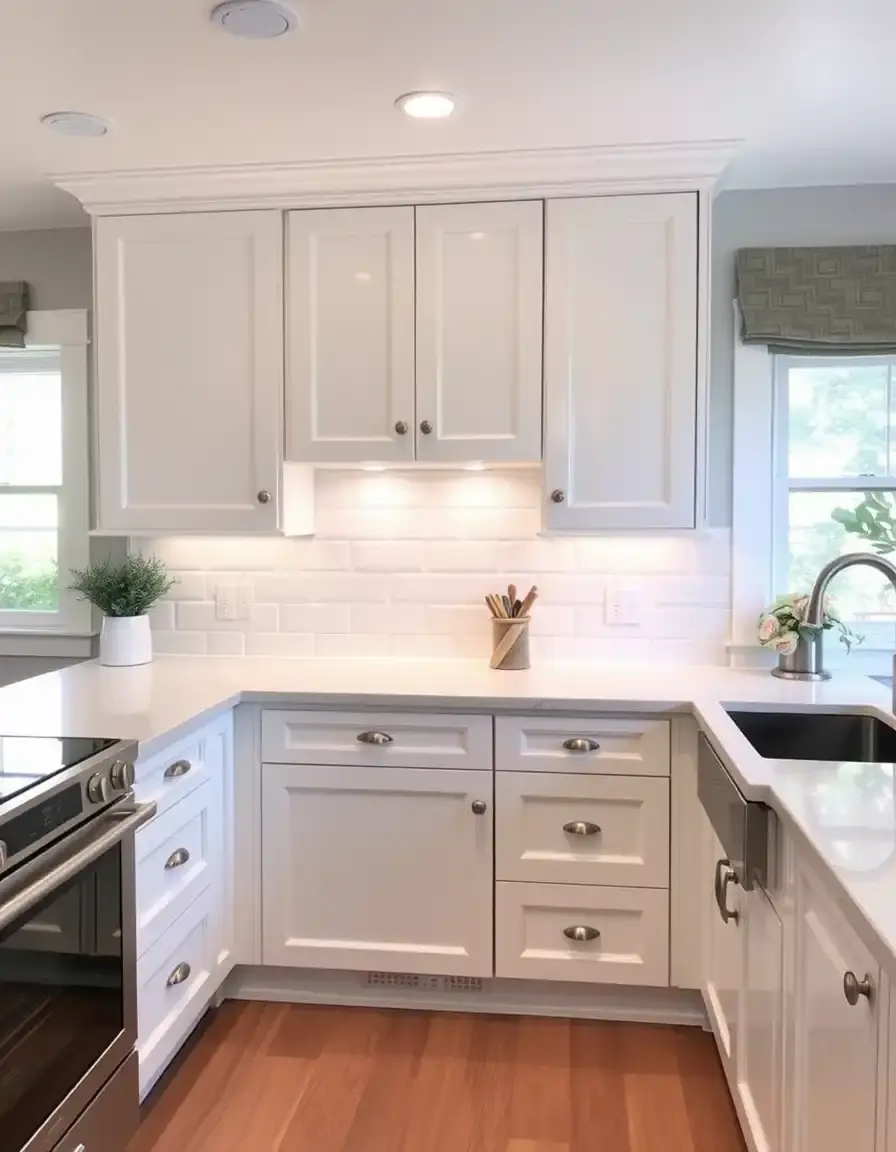 White Shaker Style Replacement Kitchen Doors