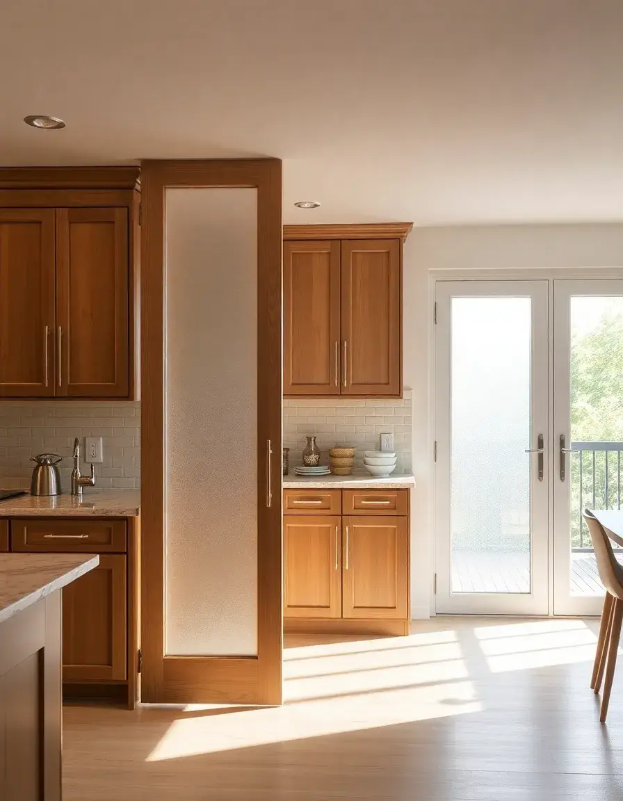 Frosted Glass Insert Replacement Kitchen Doors