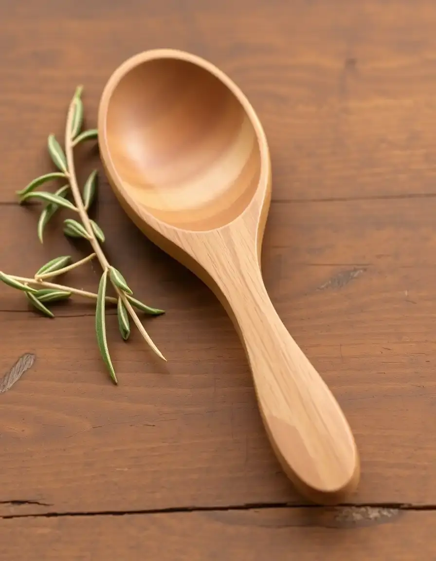 Handcrafted Olive Wood Cooking Spoon