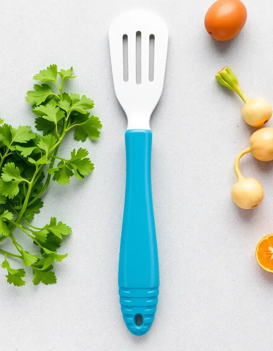 Nylon Slotted Turner with Ergonomic Handle