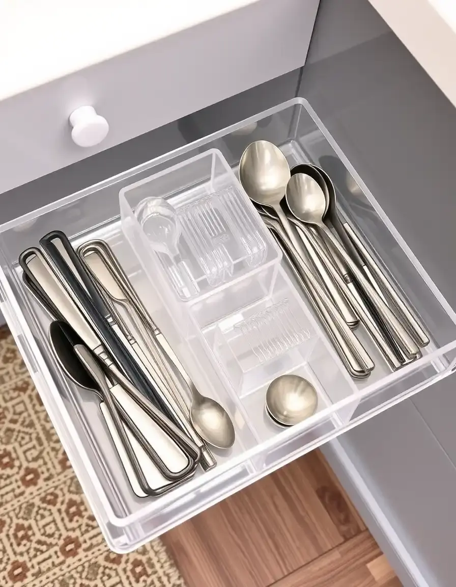 Clear Acrylic Drawer Organizer Tray