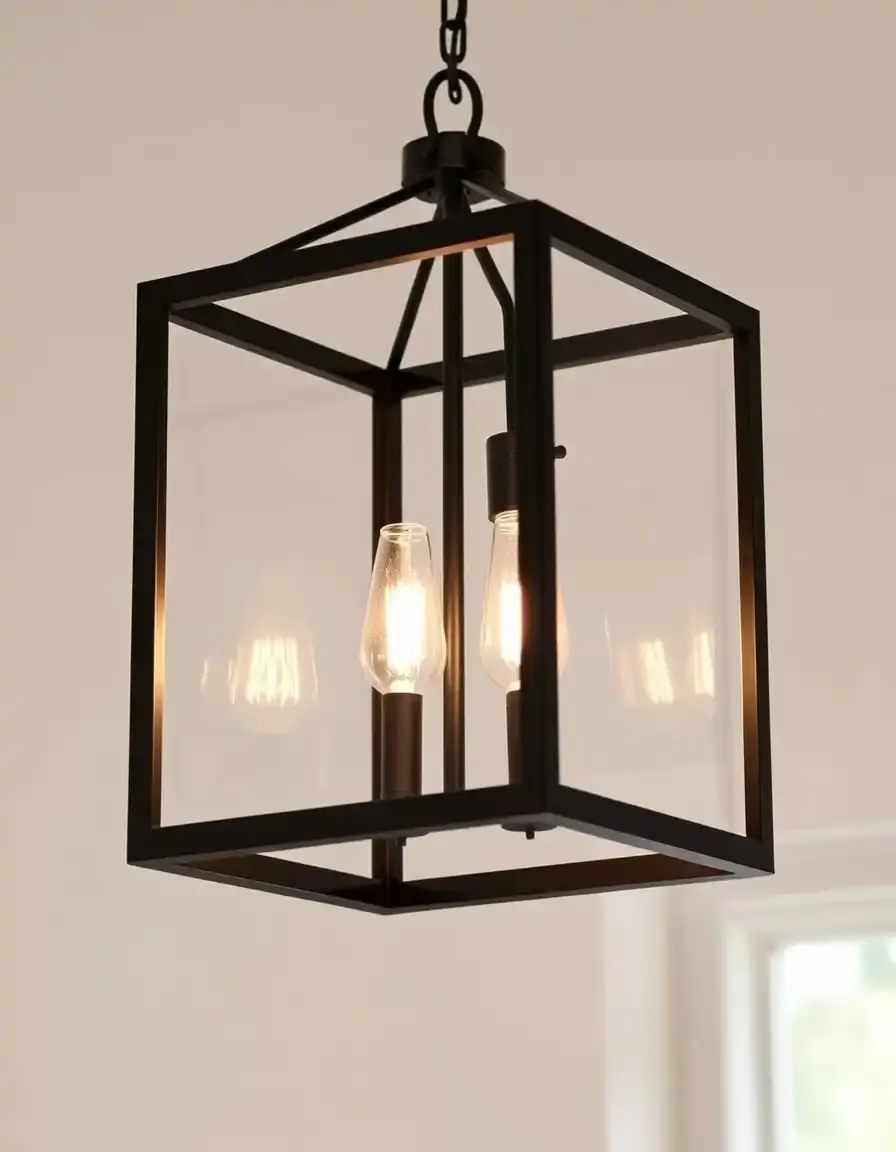 Farmhouse Lantern Pendant Lights for Kitchen Island