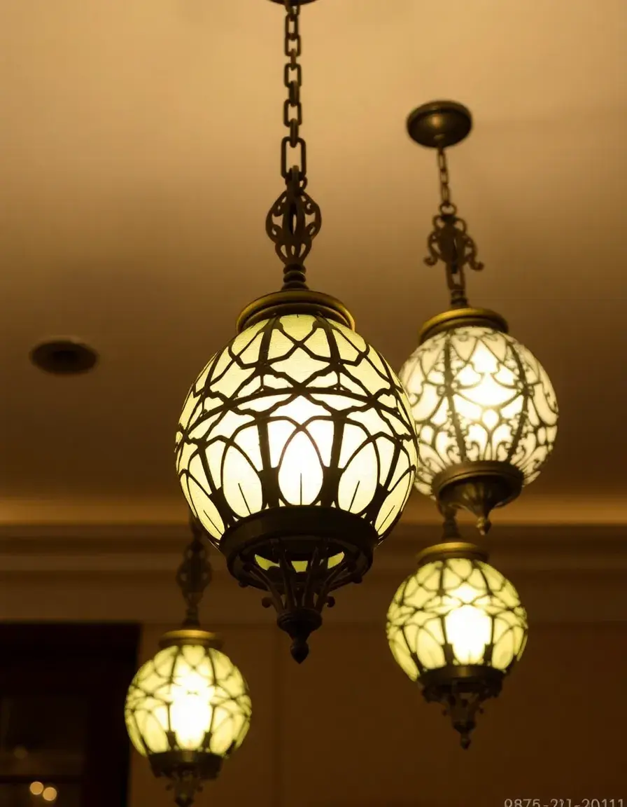 Art Deco Pendant Lights for Kitchen Island