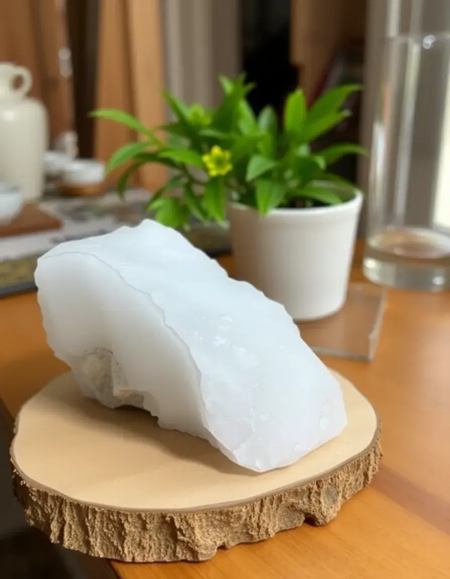 Custom cut white quartz piece for small projects