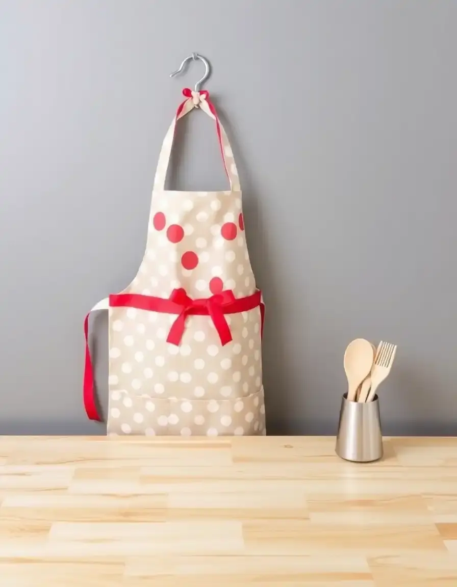 Kids Kitchen Apron and Hat Set