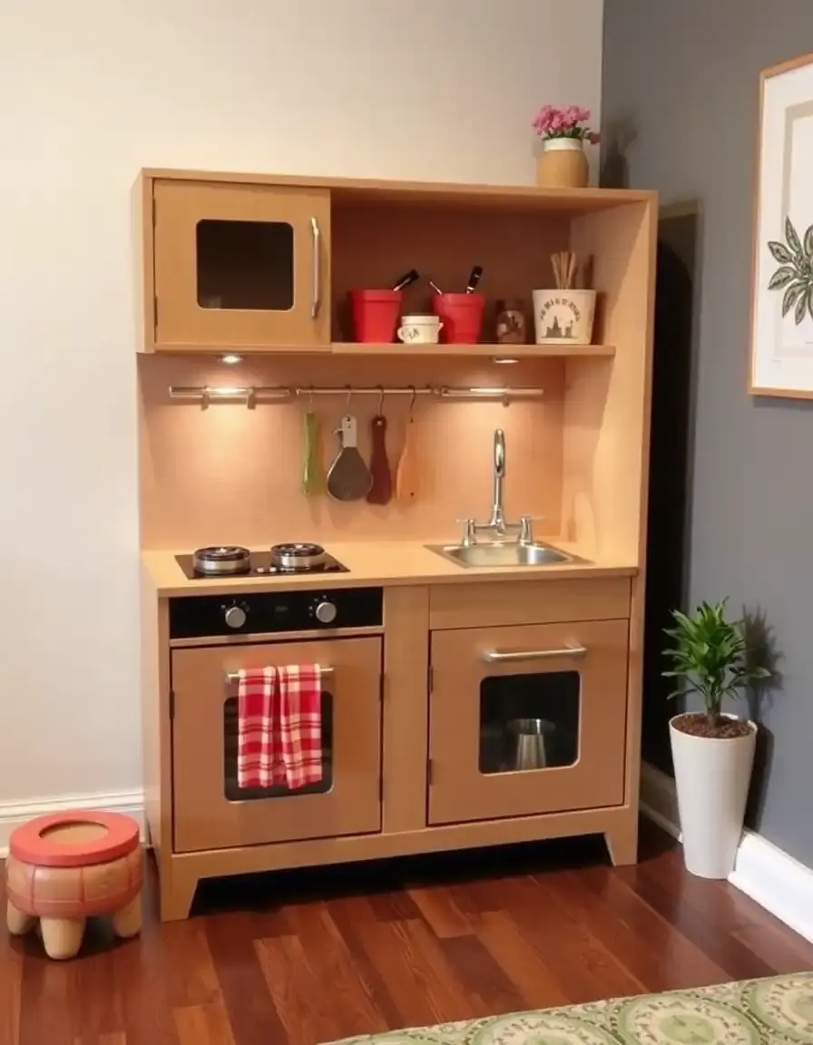 Cardboard Kids Kitchen DIY Kit