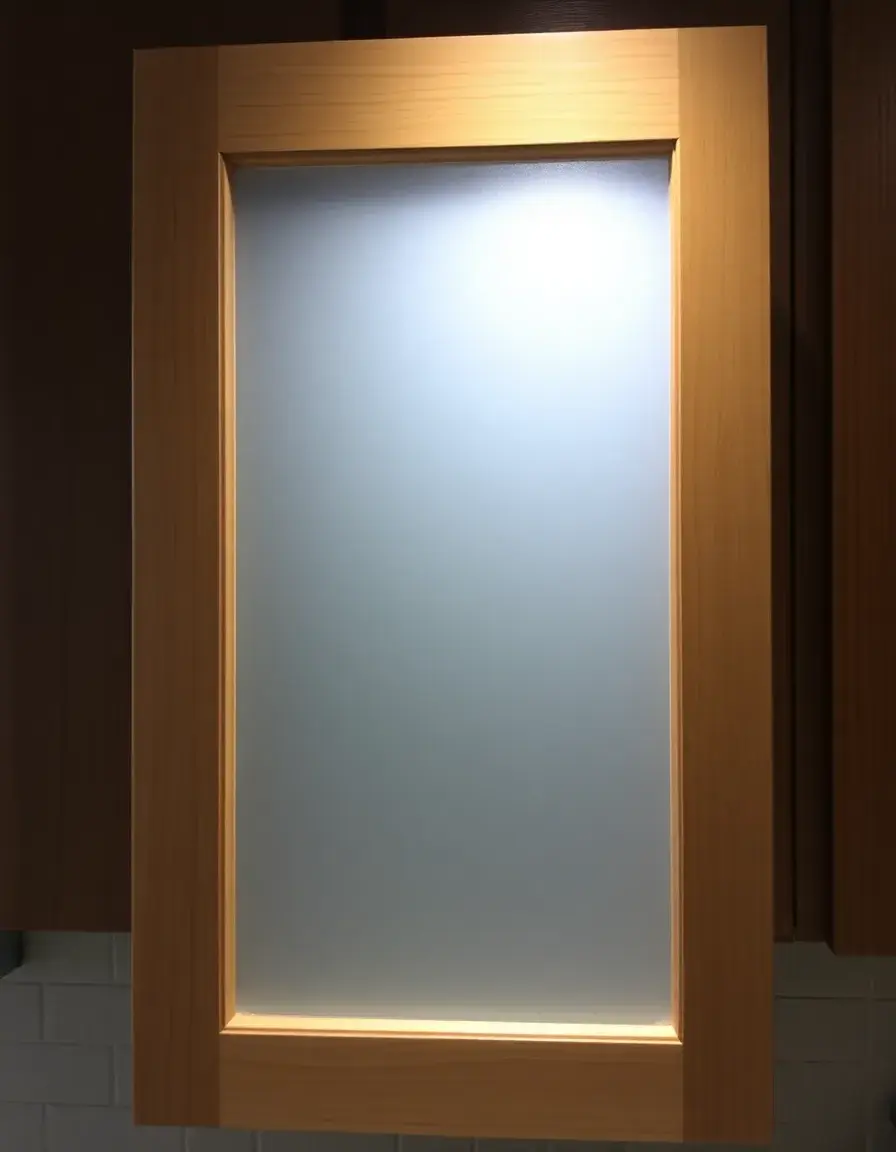 Glass Panel Kitchen Cabinet Door