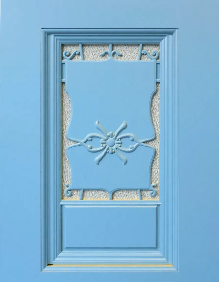 Decorative Beaded Kitchen Cabinet Door