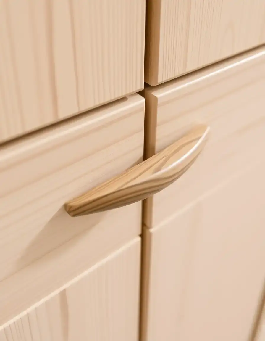 Natural Wooden Kitchen Cupboard Handle