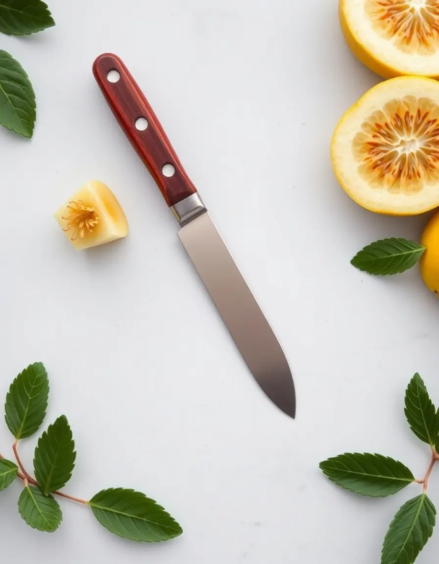 Small paring kitchen knife