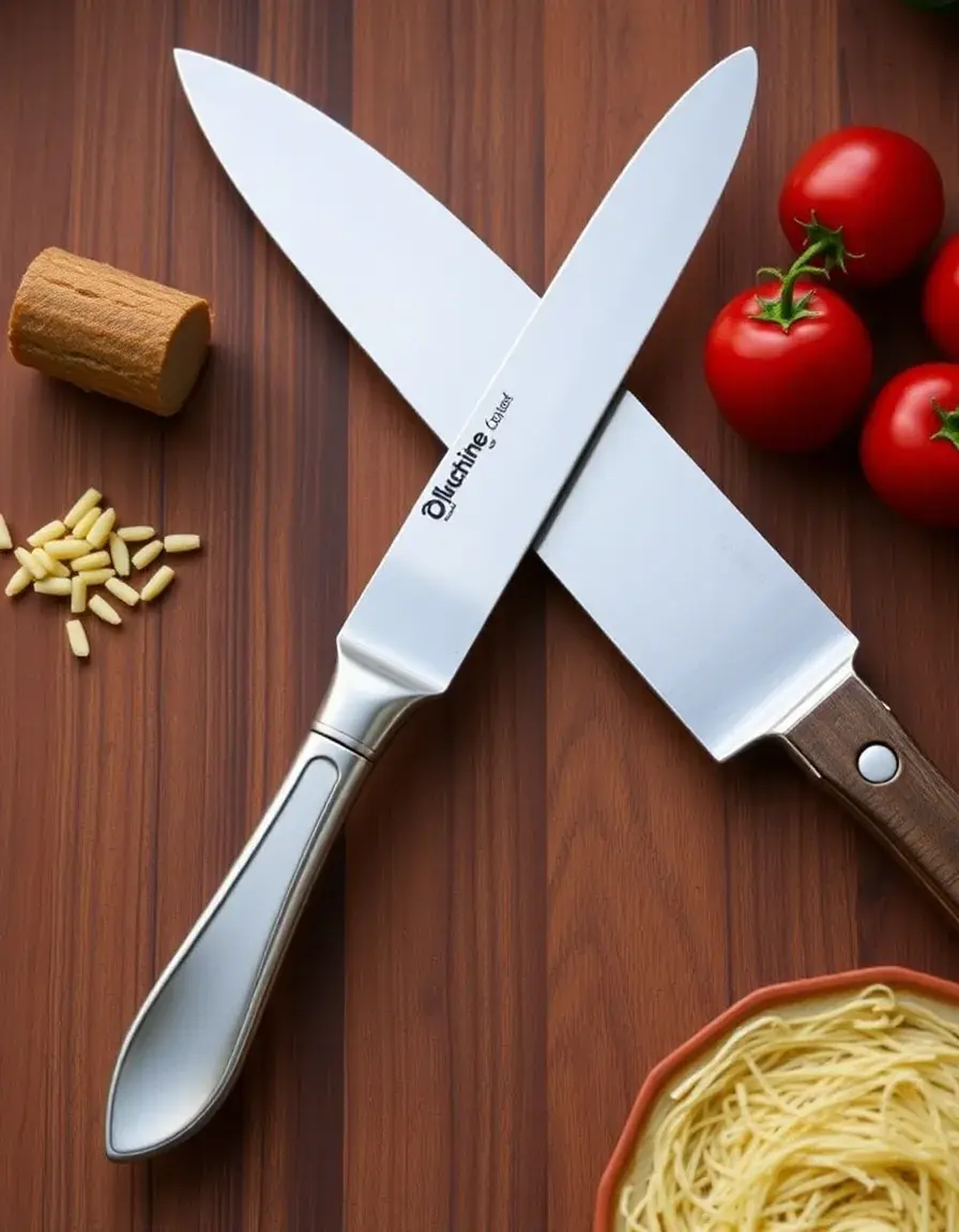 Serrated bread kitchen knife