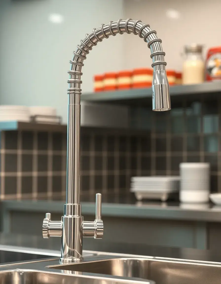 Commercial kitchen faucet high flow pre-rinse sprayer