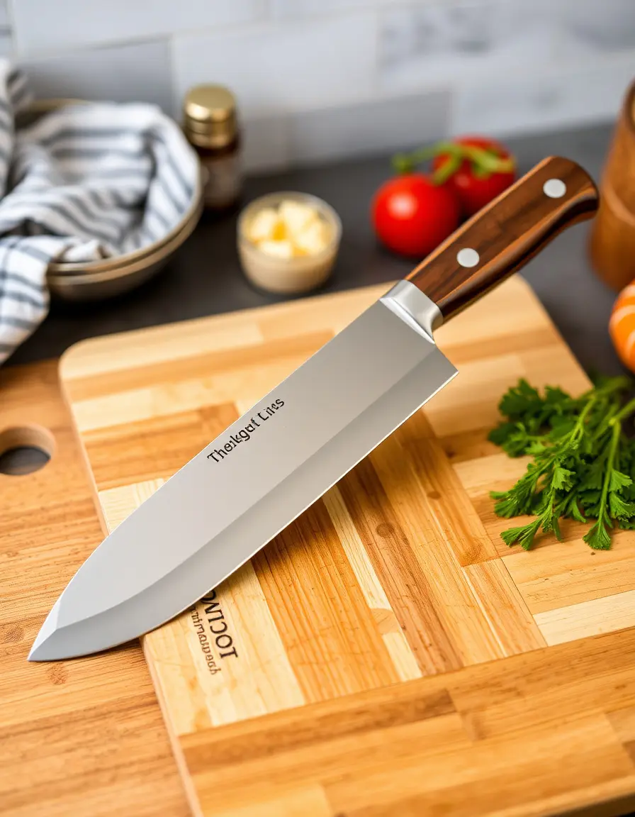 Long Carving Kitchen Knife