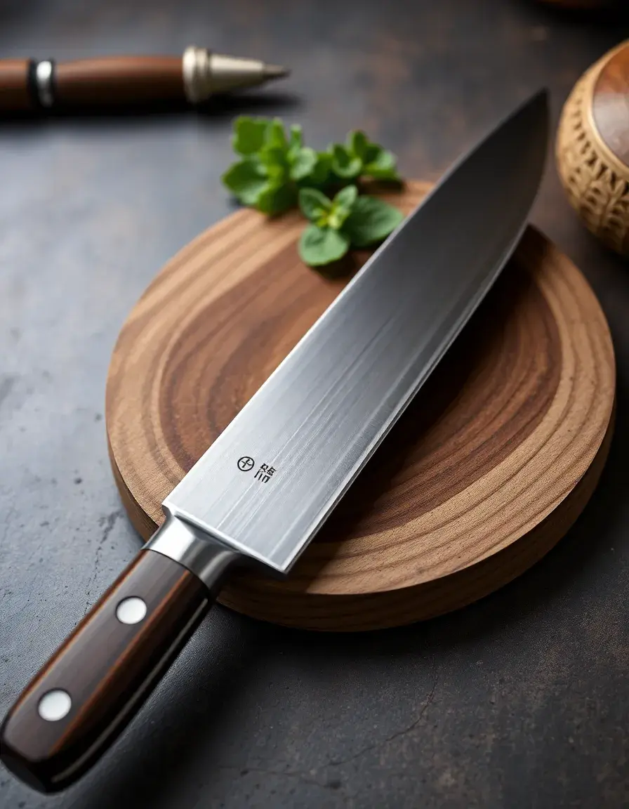 Curved Tourne Kitchen Knife