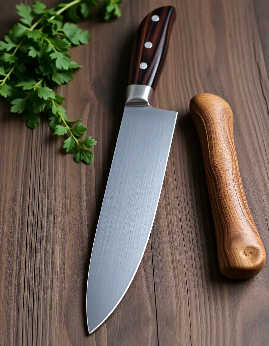 Forged Kitchen Knife with bolster